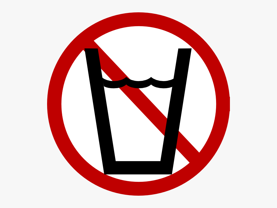 No Drinking Water - No Drinking Water Sign, Transparent Clipart