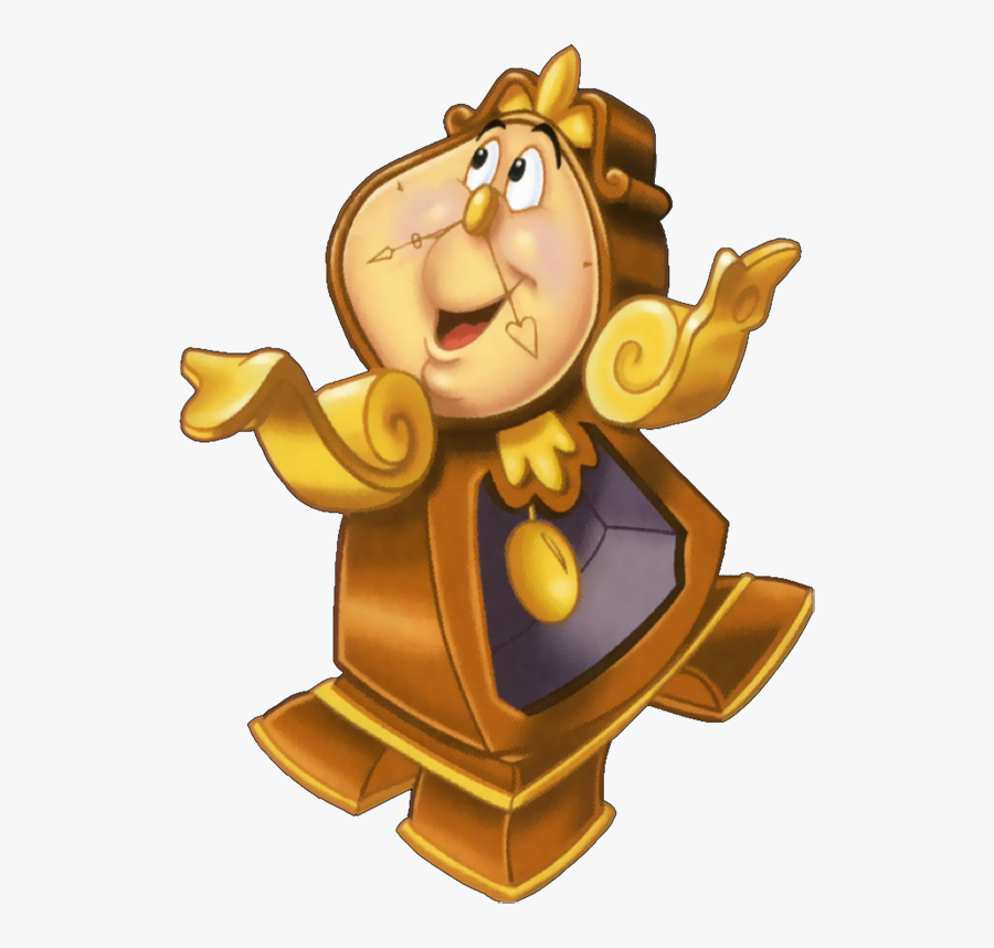 Http Wondersofdisney Yolasite Com - Clock Beauty And The Beast Characters, Transparent Clipart