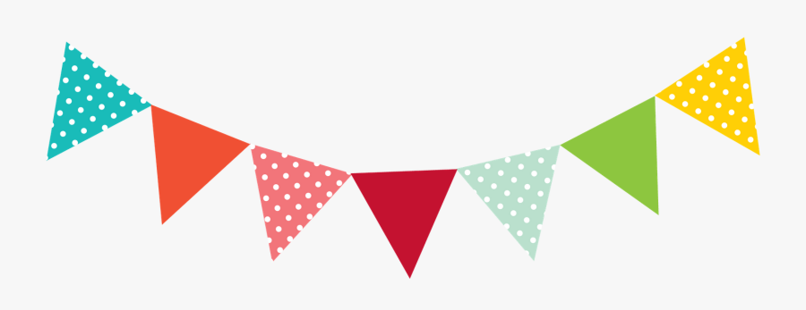 Banner Flag Clipart - Bunting Clipart, Transparent Clipart