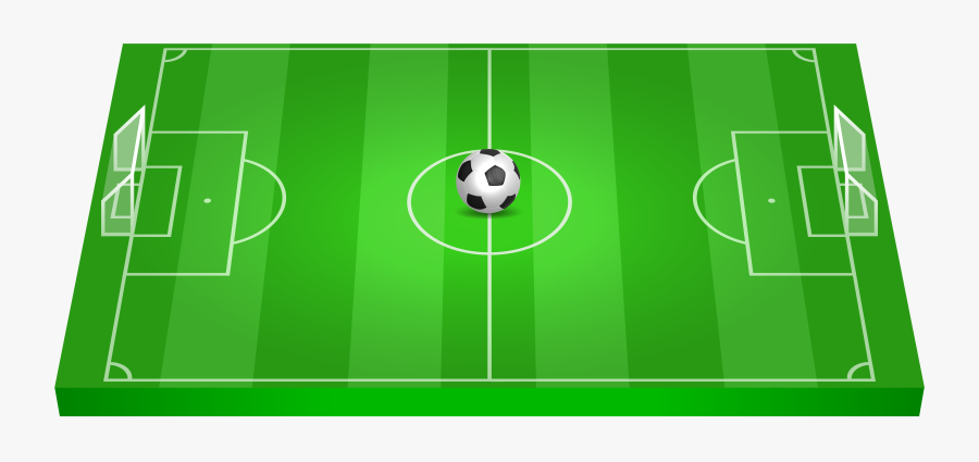 Grass Clipart Soccer - Clip Art Football Pitch , Free Transparent