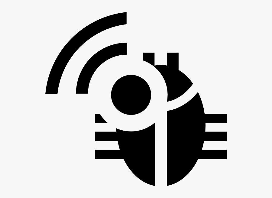 Radio Bug Icon Svg Clip Arts - Spy Bug Icon, Transparent Clipart