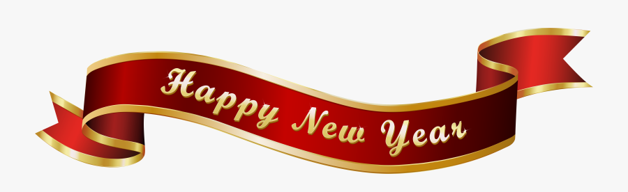 Transparent Banner Clipart Png - Gold Transparent Happy New Year 2019 Png, Transparent Clipart