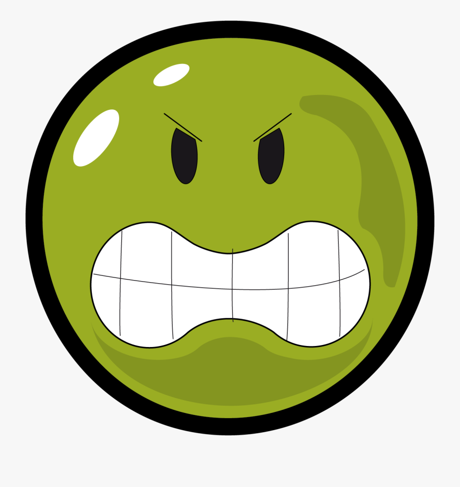 Marvellous Design Angry Face Clipart Smiley Black And - Clipart Angry Face, Transparent Clipart