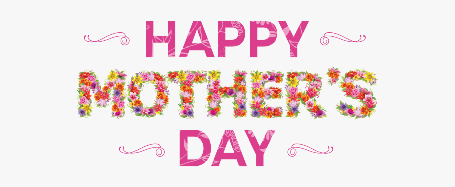 Mother S With Floral - Illustration, Transparent Clipart