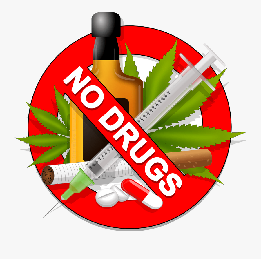 Drug Free, Transparent Clipart
