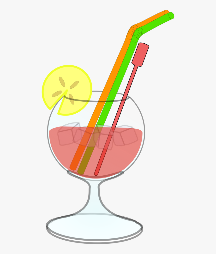 Straw - Clipart - Cocktail Clip Art, Transparent Clipart