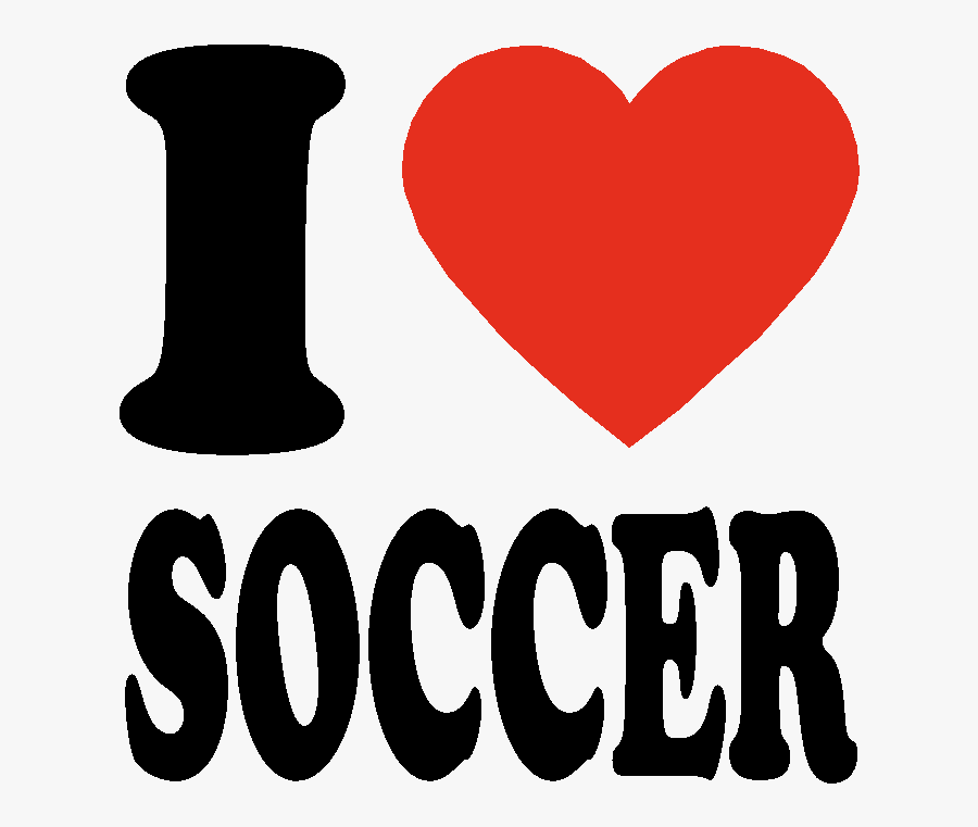 Love Soccer Clipart, Transparent Clipart