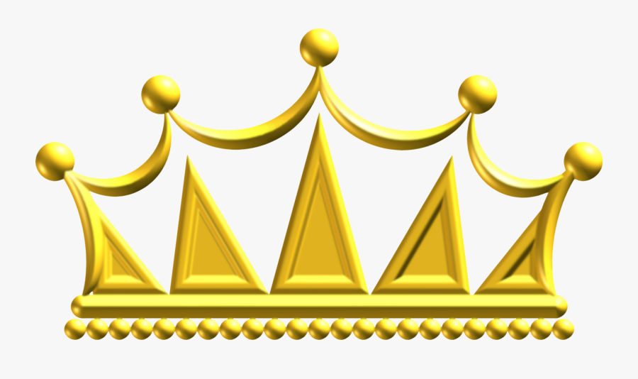 Clip Art Crown Encapsulated Postscript Computer - Crown Png Golden Clipart, Transparent Clipart