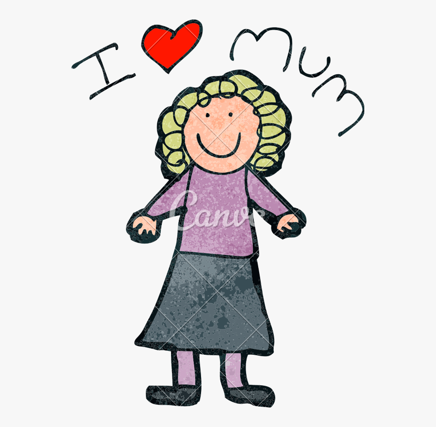 Mother"s Day Drawing - Mothers Day Drawings, Transparent Clipart