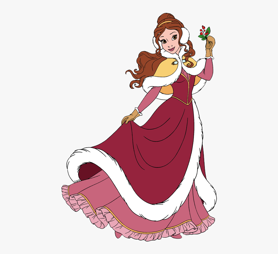 Christmas Beauty And The Beast Clip Art, Transparent Clipart