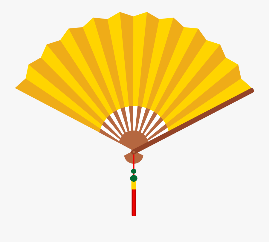 Clip Art Fan - Japanese Fan Clipart, Transparent Clipart