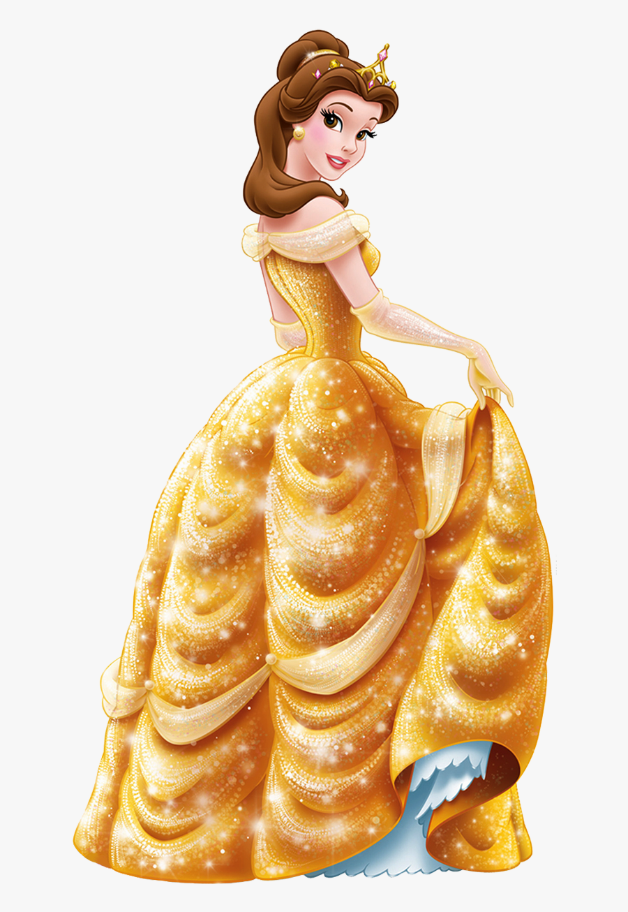 Transparent Beauty And The Beast Clipart - Belle Beauty And The Beast Princess, Transparent Clipart