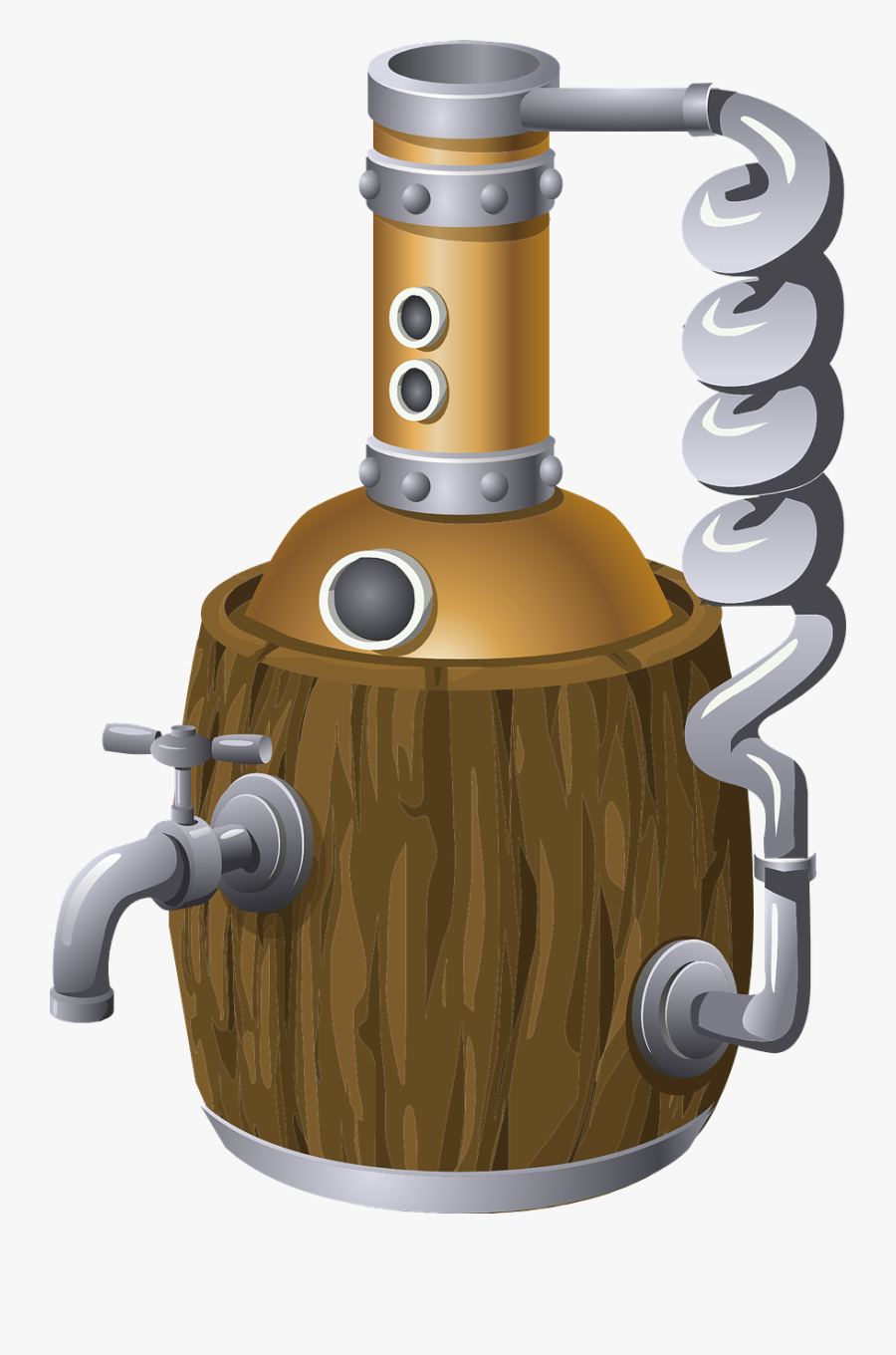 Alcohol Still Png, Transparent Clipart