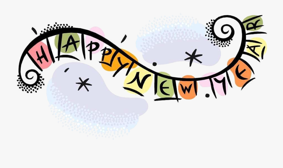 Happy New Year Clipart Sign X Transparent Png - Welcome Back Happy New Year, Transparent Clipart