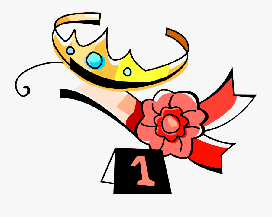 Vector Illustration Of Beauty Queen Tiara Crown And - Beauty Contest Clipart, Transparent Clipart