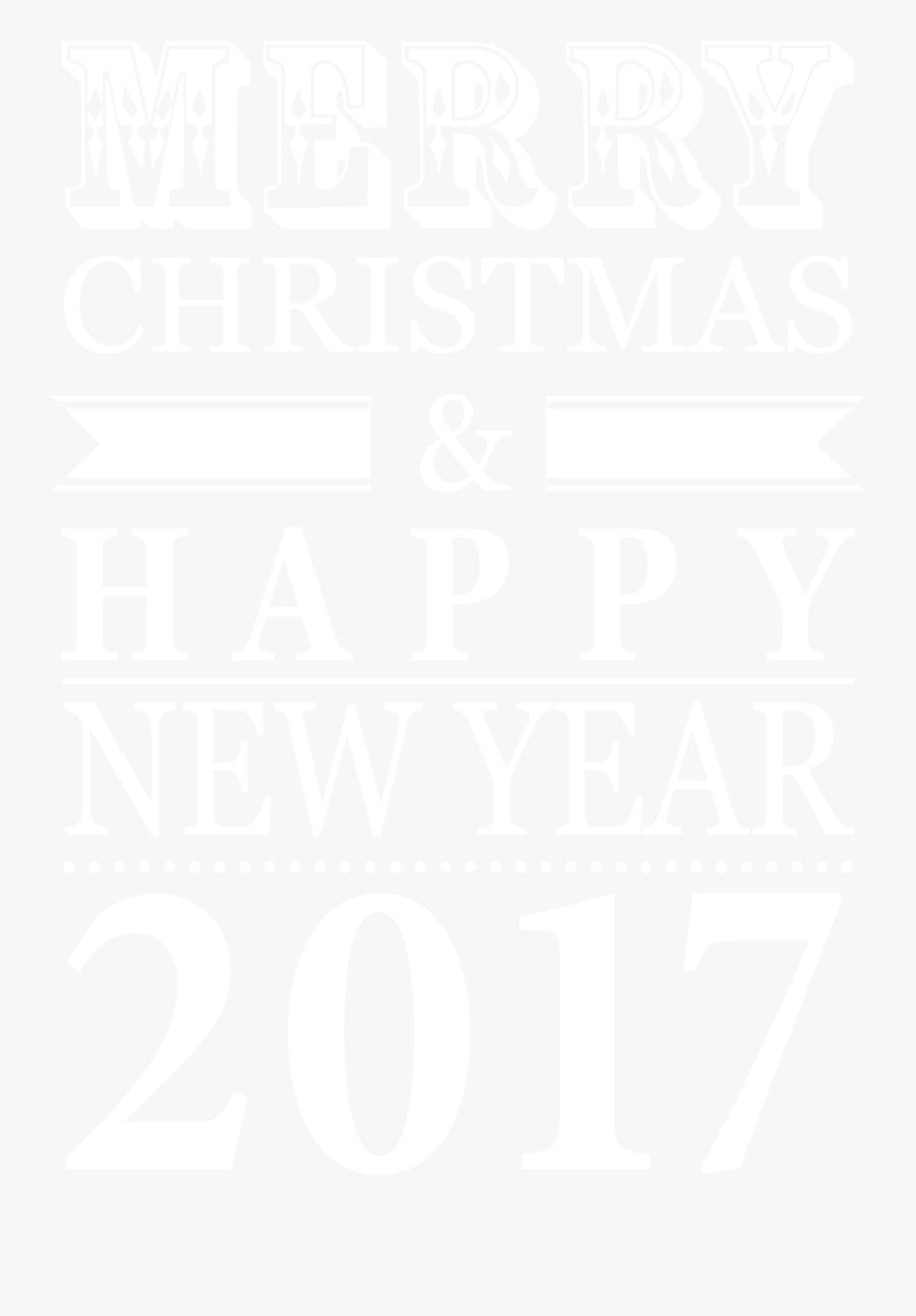 Clip Art Gallery Yopriceville Is - Christmas And Happy New Year Png Black, Transparent Clipart