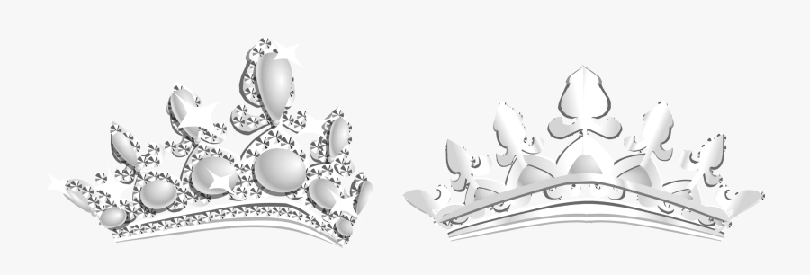Jewellery,monochrome Photography,crown - Tiara Pdf, Transparent Clipart