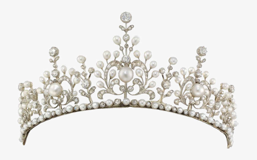 Necklace Pearl Crown Diamond Tiara Free Photo Png Clipart - Princess Gold Crown Png, Transparent Clipart