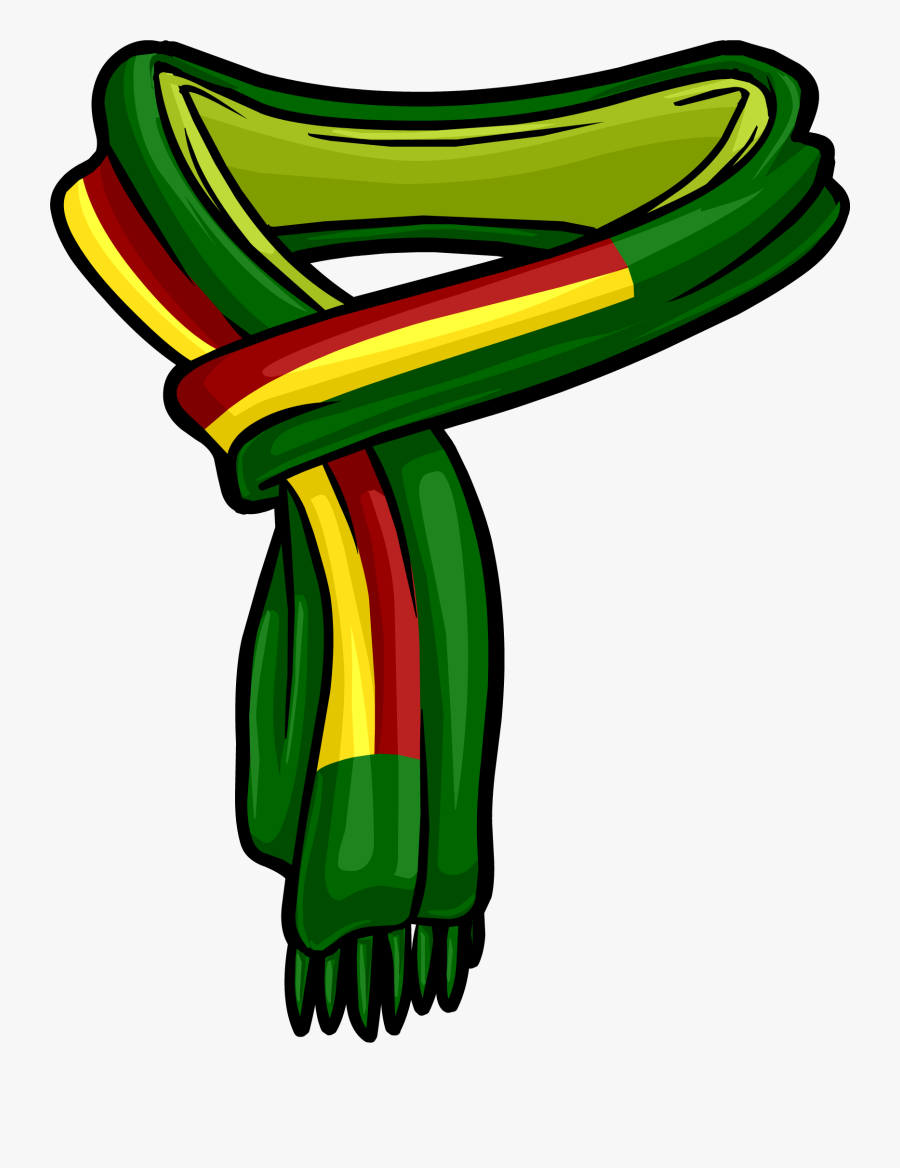 Reggae Scarf - Scarf Clipart Png, Transparent Clipart