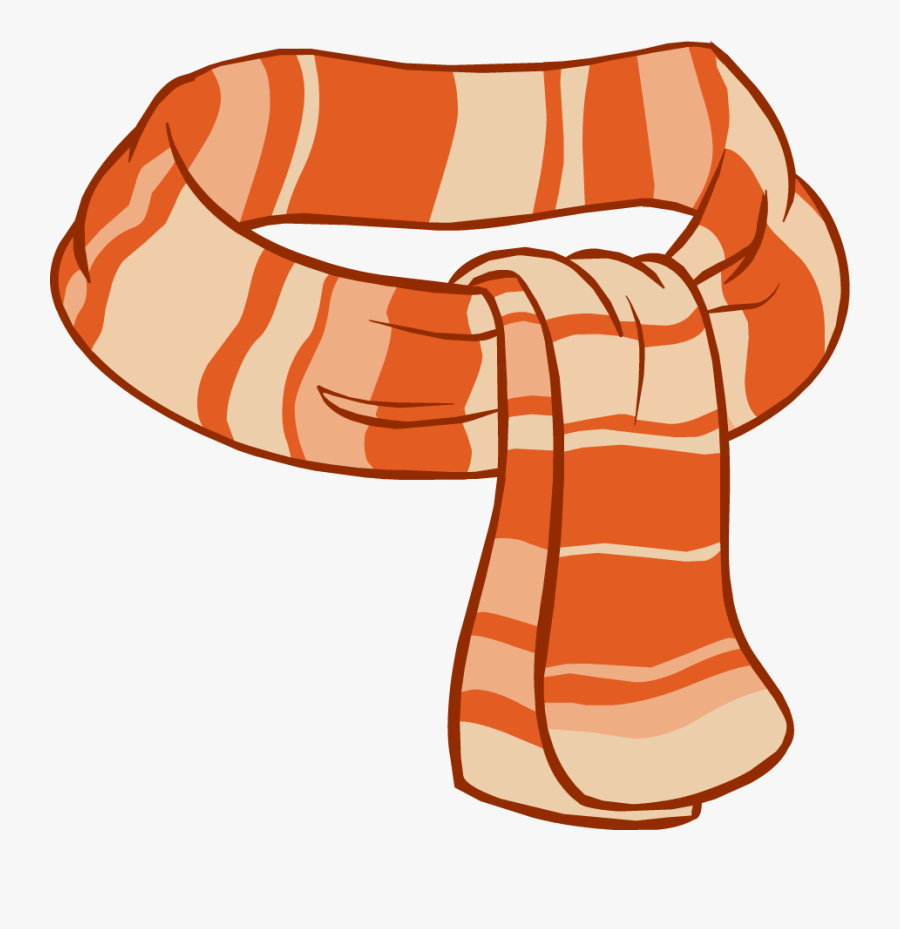 Orange Scarf Png Image, Transparent Clipart