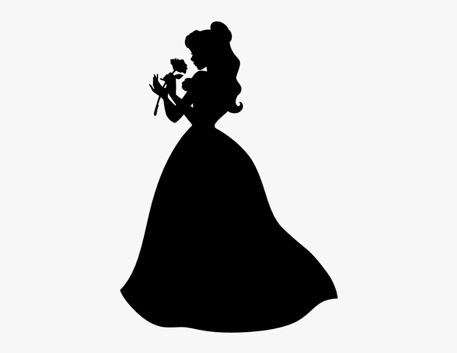Belle Silhouette Portable Network Graphics Beast Photography - Disney Princess Silhouette Belle, Transparent Clipart