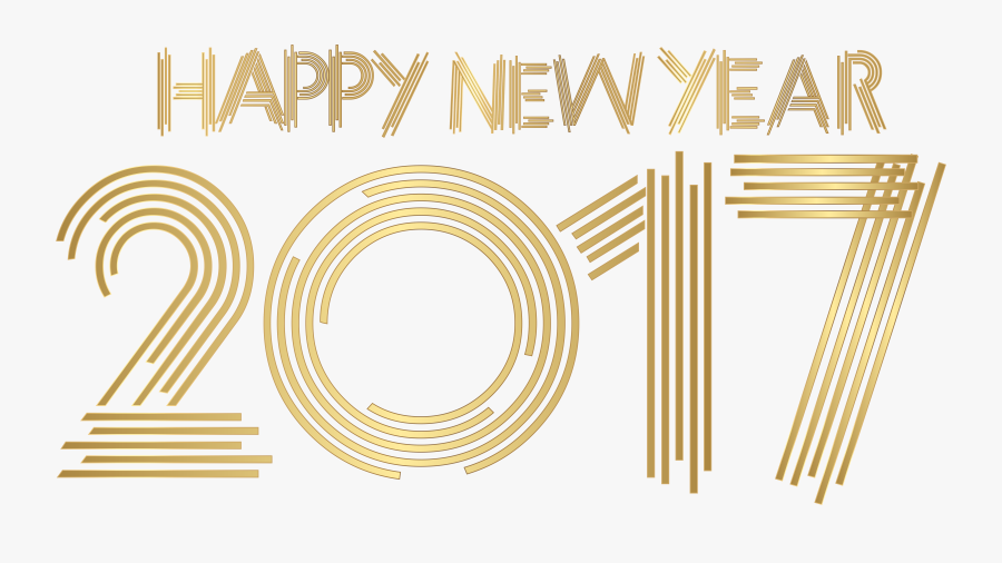 New Year 2017 Clipart, Transparent Clipart