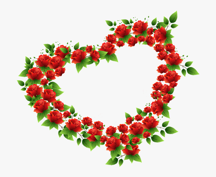 Hearts And Roses Clipart 18, Buy Clip Art - Heart With Good Evening, Transparent Clipart