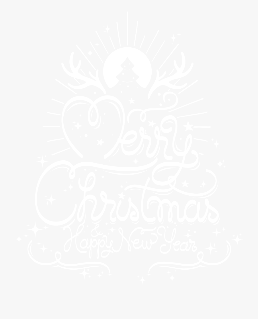 Clip Black And White Download Happy New Year Clipart, Transparent Clipart