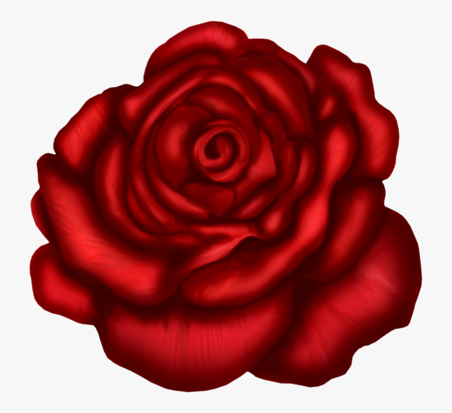 Red Rose Art Picture - Red Rose Art, Transparent Clipart