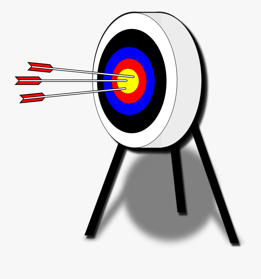 Archery Target, Transparent Clipart