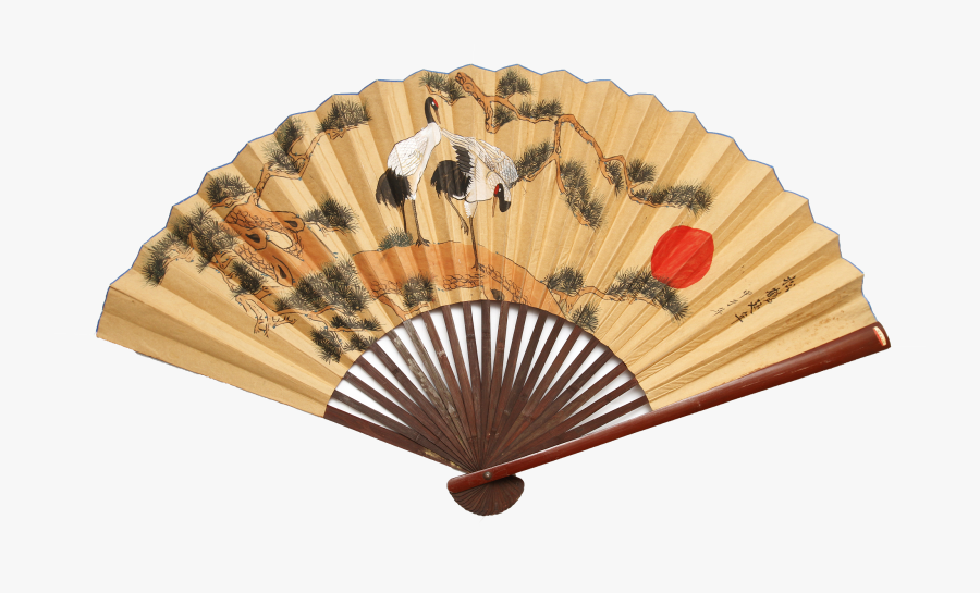 Vintage Hand Fan Transparent, Transparent Clipart