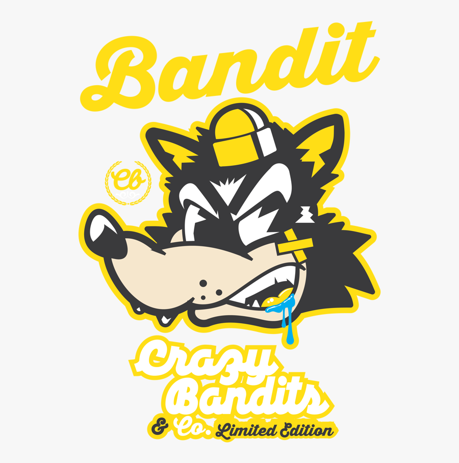 Bandit Vector Scarf Clipart Royalty Free - Crazy Bandit, Transparent Clipart