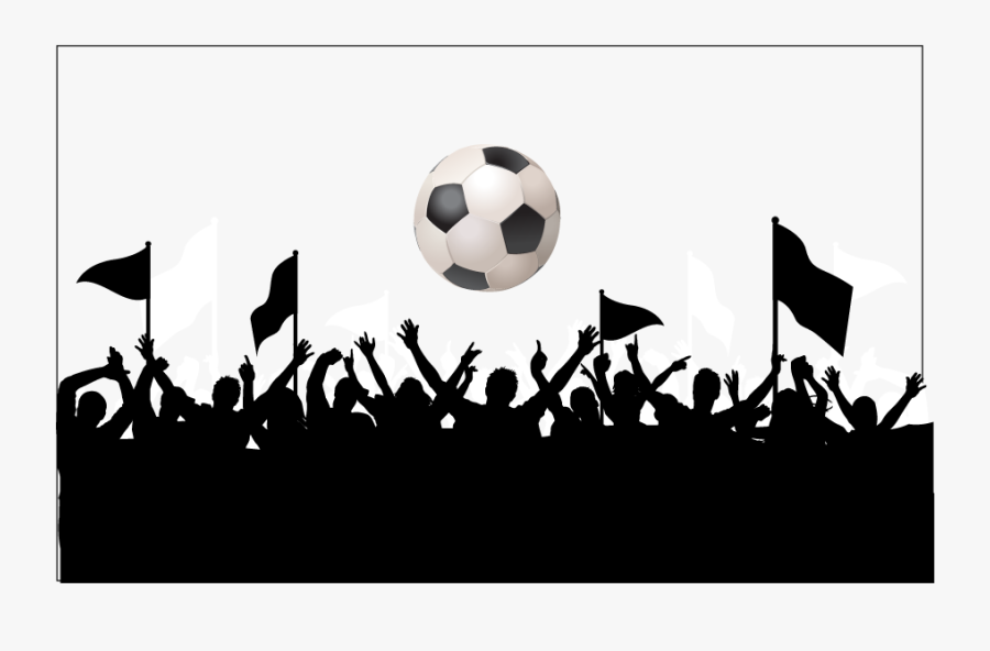 Football Culture Vector Fan Figures Association Clipart - Football Fan Background Png, Transparent Clipart
