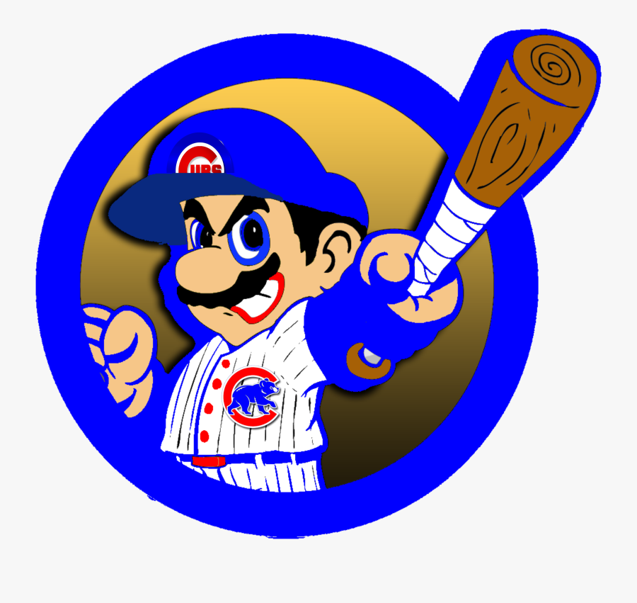 Chicago Cubs Baseball Fan Cubbies Funny Things Clipart - Logo Mario Baseball, Transparent Clipart