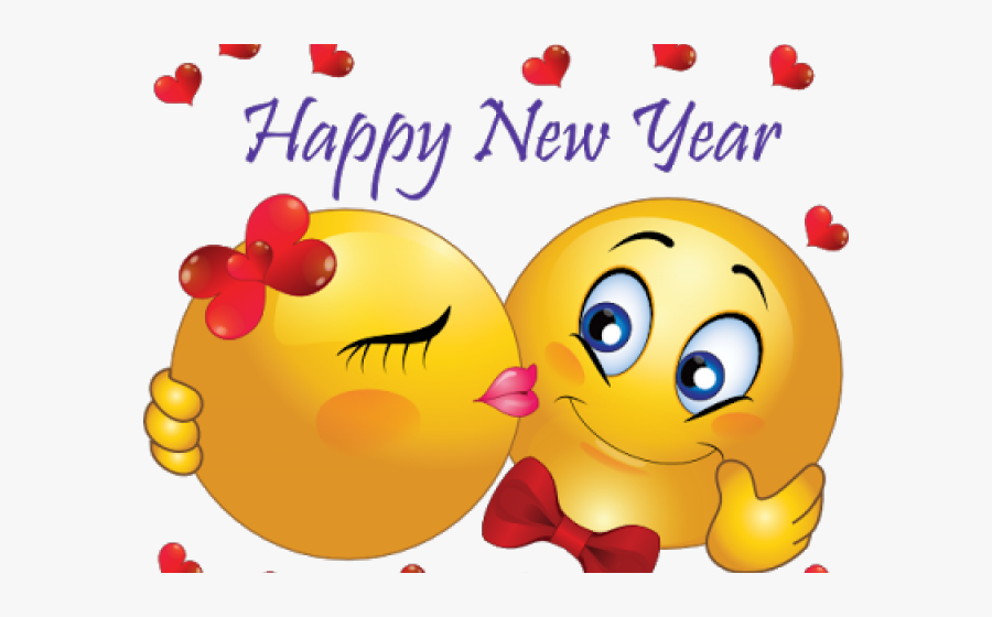 Transparent Happy New Year Clipart Png - Emoji New Years, Transparent Clipart