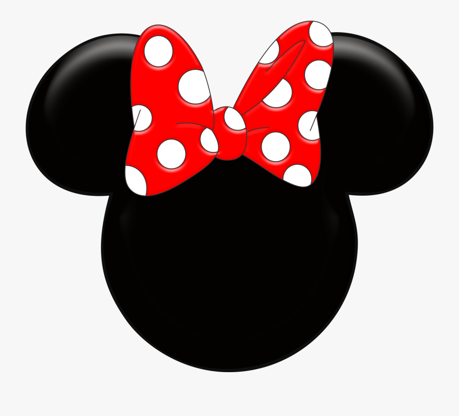 Red Minnie Mouse Wallpaper Ki - Red Minnie Mouse Head, Transparent Clipart