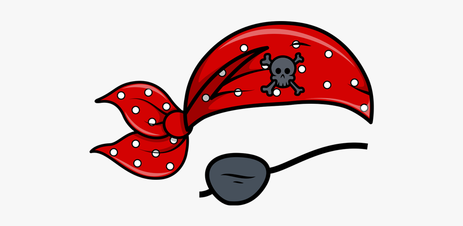 Clip Art Cartoon Scarf - Pirata Png, Transparent Clipart