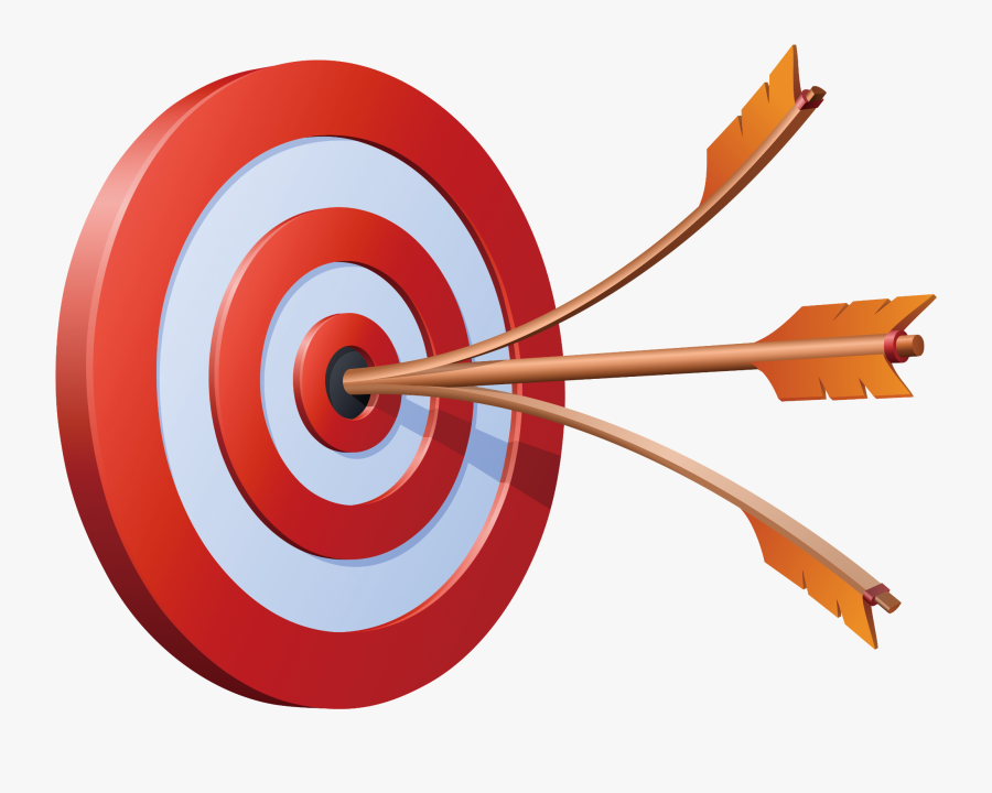 Archery Cartoon Target, Transparent Clipart