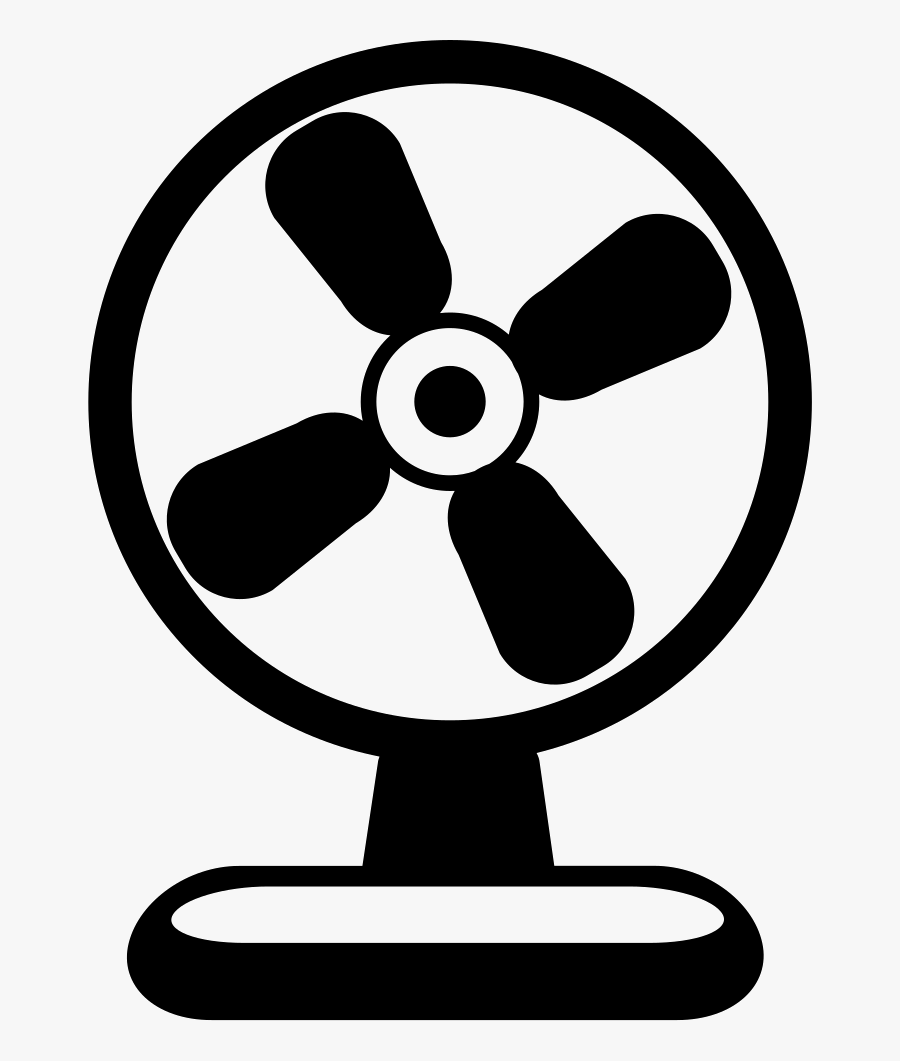 Fan Clipart Desk Fan - Electric Fan Icon Png, Transparent Clipart