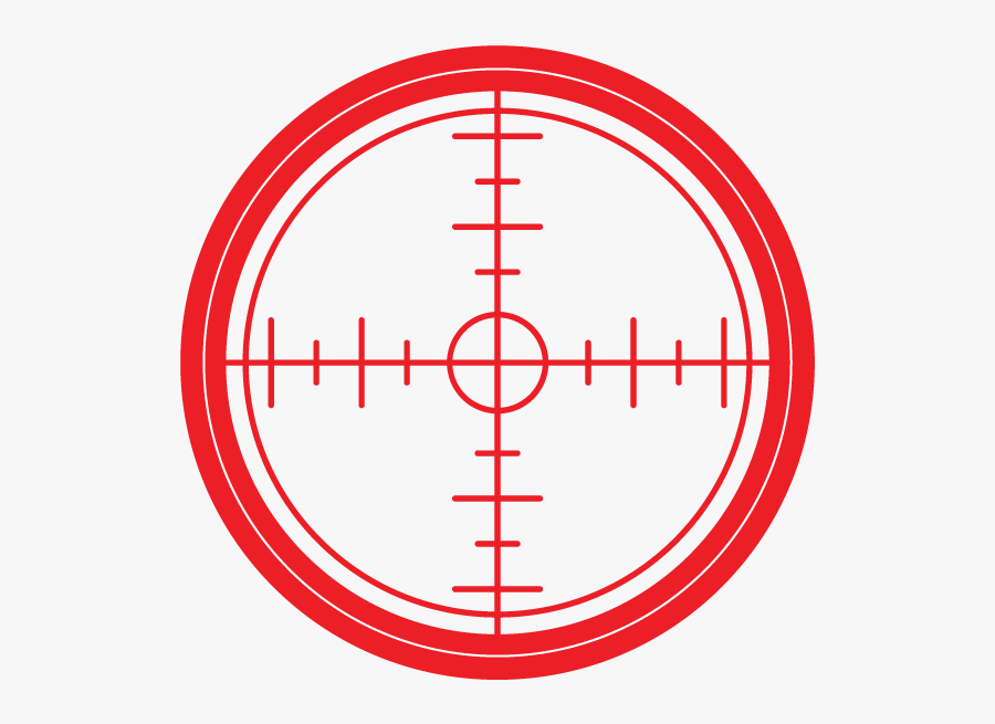 Tattoo Target Bell Aim Iron Shooting Firearm Clipart - Aim Target Png, Transparent Clipart