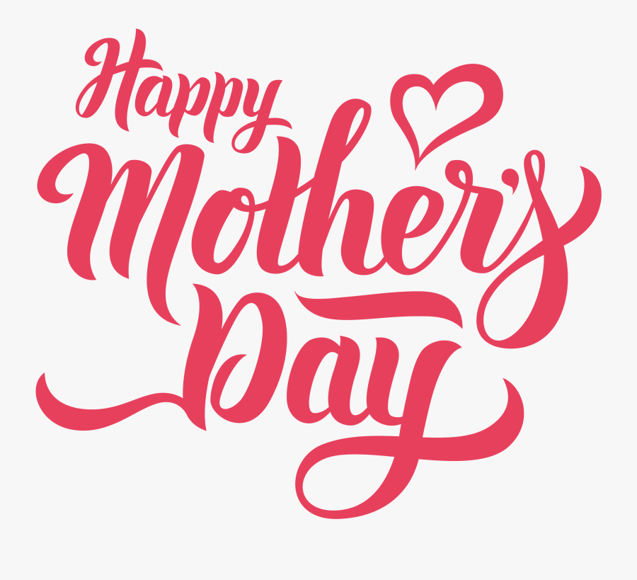 Mother"s Day Clip Art - Calligraphy, Transparent Clipart