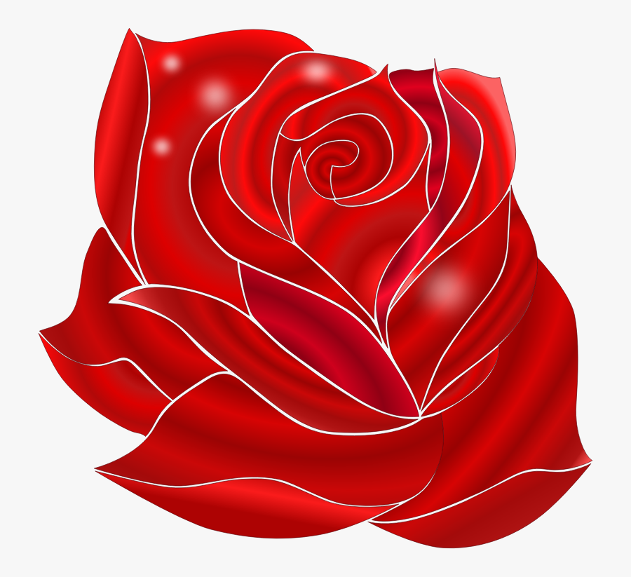 Roses Clipart Public Domain - Rosa Clipart, Transparent Clipart