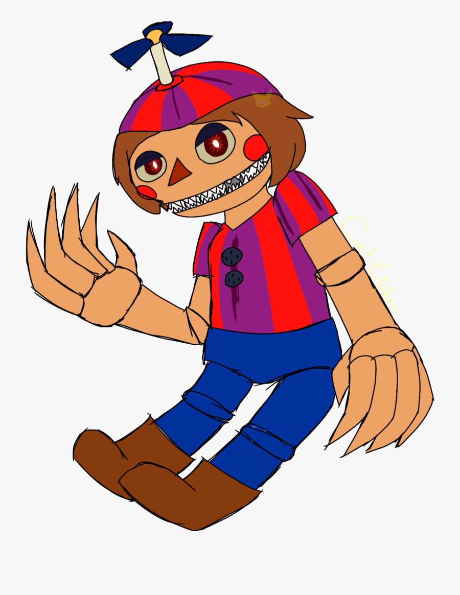 Nightmare Balloon Boy By - Balloon Boy Cat, Transparent Clipart