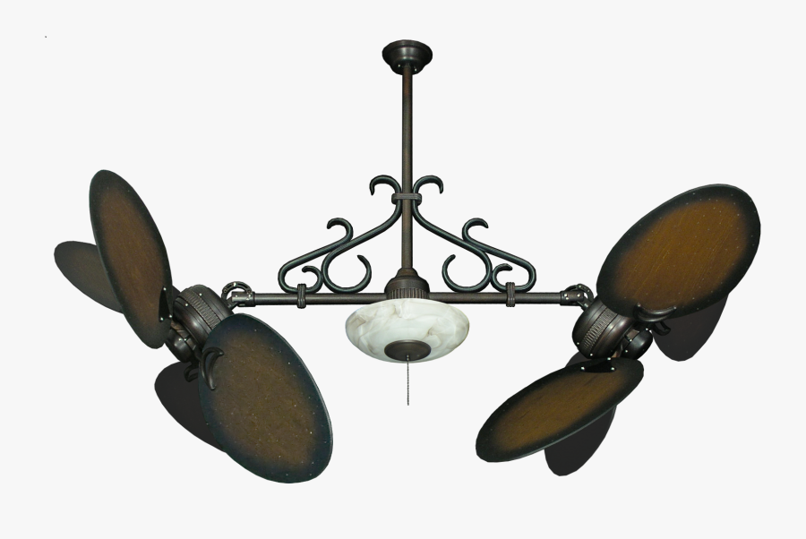 Ceiling Fan With Light - Outdoor Twin Ceiling Fan, Transparent Clipart