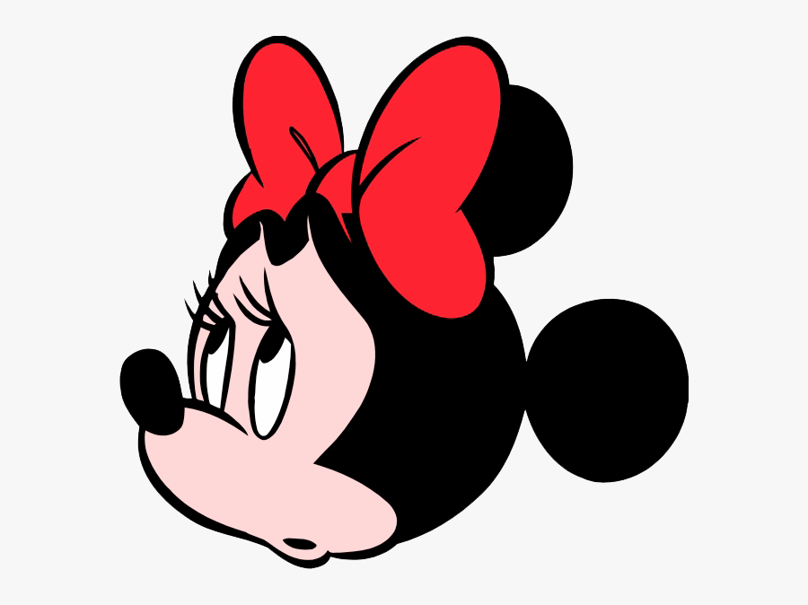 Mickey - And - Minnie - Mouse - Head - Clip - Art - Minnie Mouse Face Png Transparent, Transparent Clipart