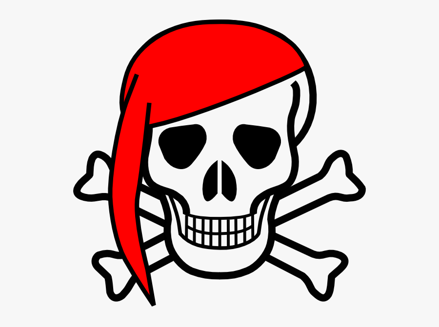 Skull And Crossbones, Transparent Clipart