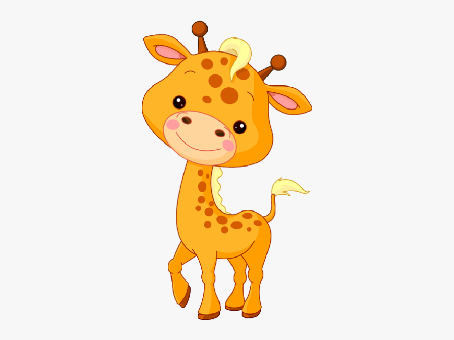 Baby Giraffe Pictures - Cute Baby Animals Cartoon, Transparent Clipart