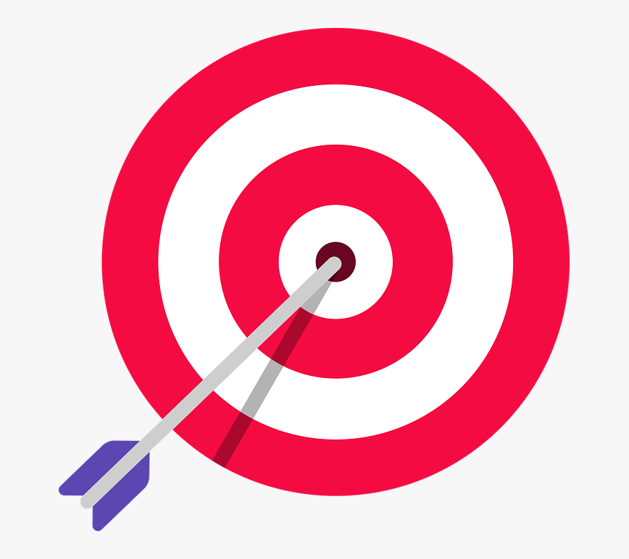 Target Arrow Shooting Vector Graphic Pixabay - Advertising, Transparent Clipart