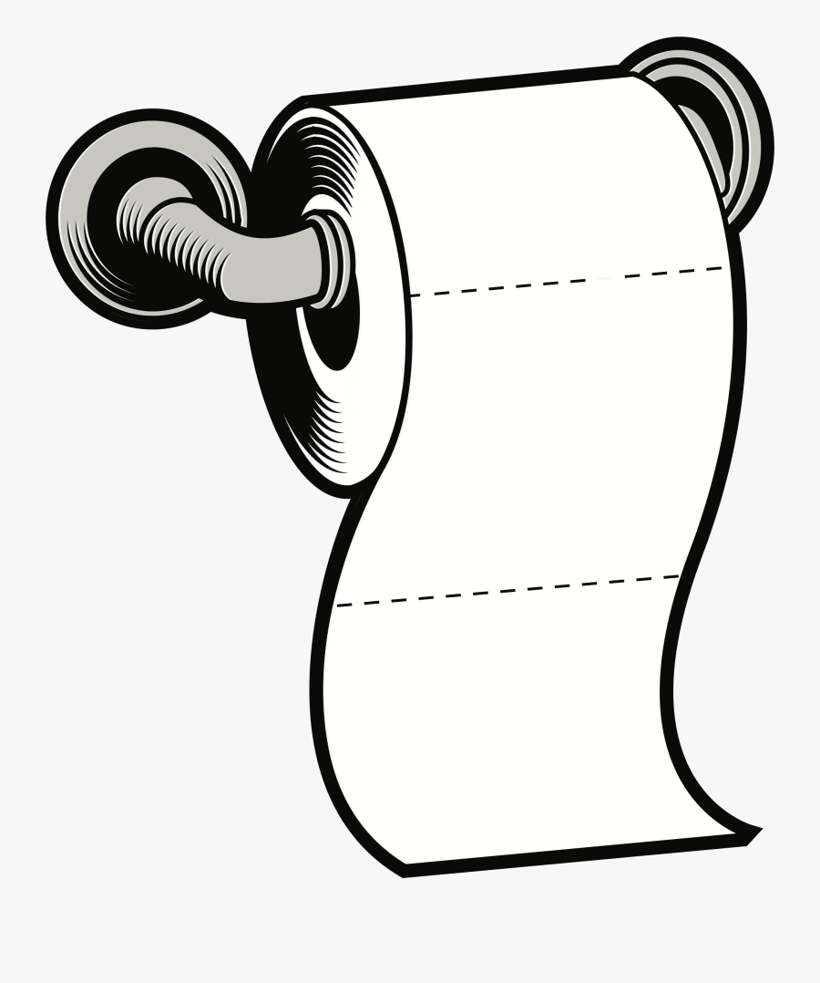 Toilet Paper - Toilet Paper Roll Clip Art, Transparent Clipart