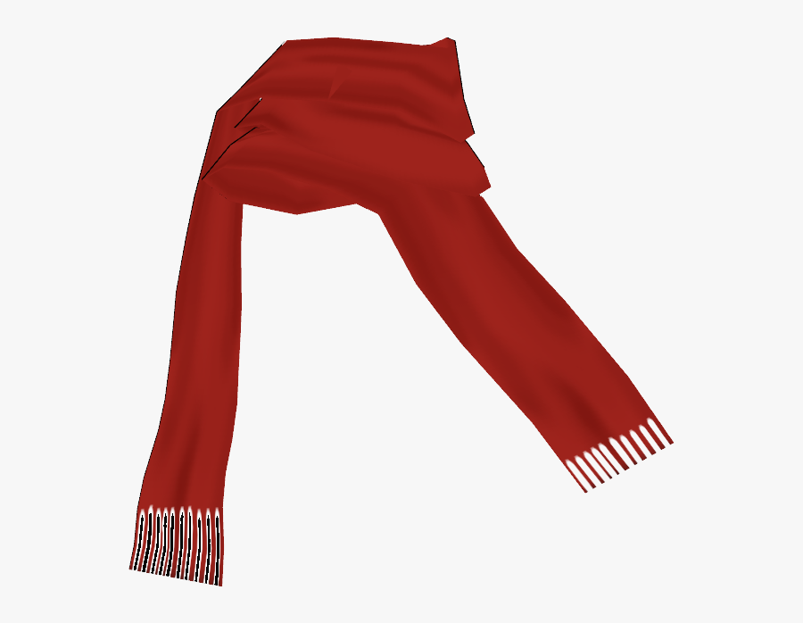 Scarf Clipart Transparent Background - Red Scarf Transparent, Transparent Clipart